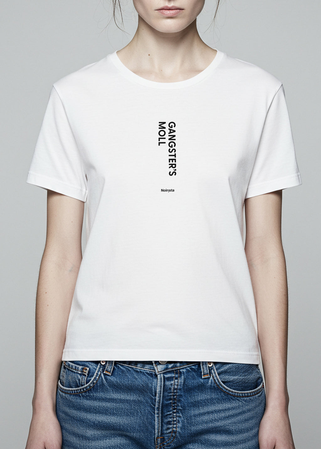 Gangsters Moll T White Womens